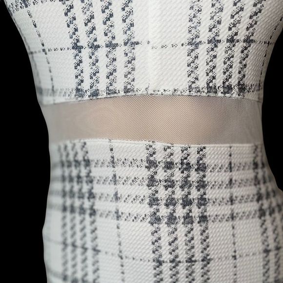 Flamingo brand dress with mesh waist Sz Med - Picture 6 of 10